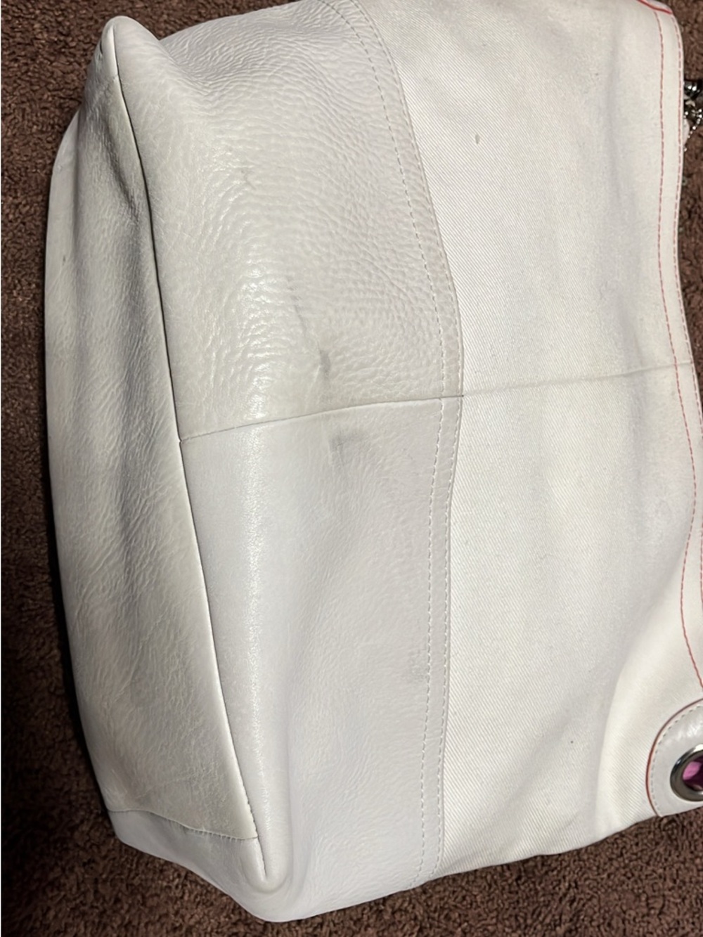 Coach Sonoma
Legacy leather Striped Strap
Handbag Tote white - Picture 6 of 7